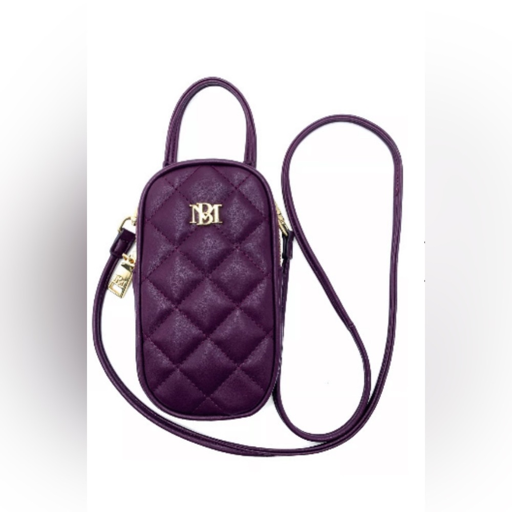 NWT Badgley Mischka Phone case plum